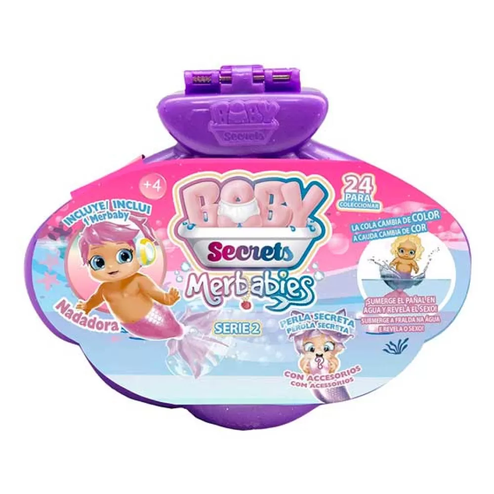 Muñecas Mini>Juguetes Bizak Baby Secrets Merbabies