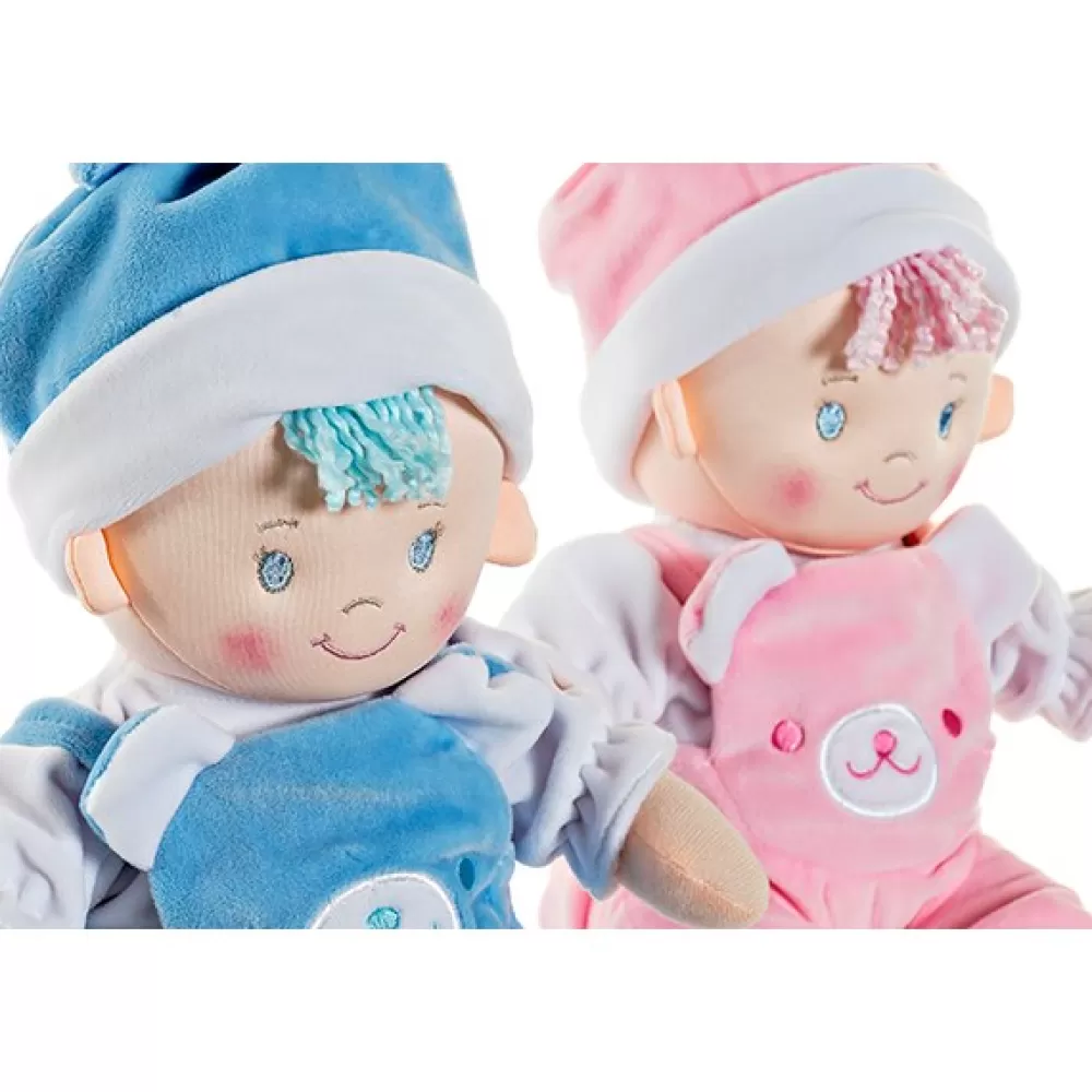 Juguetes Item Bebé Peluche Rosa - Azul Best Sale