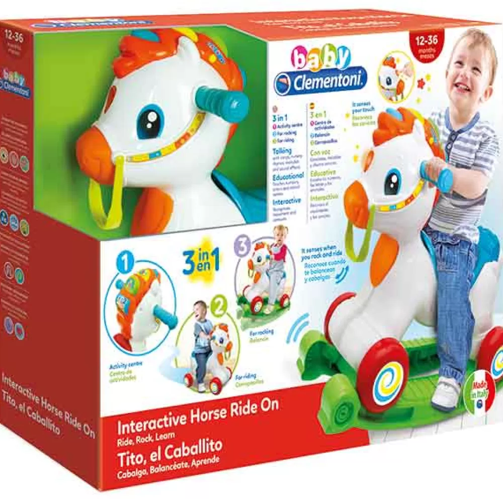 Juguetes Clementoni Caballo Tito Con Actividades Clearance