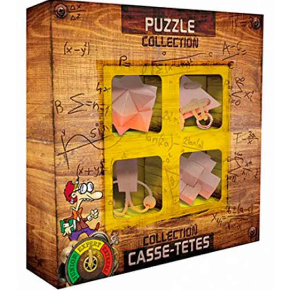 Puzzles Rompecabezas>* Caja 4 Puzzles Rompecabezas Imposibles Madera Expert