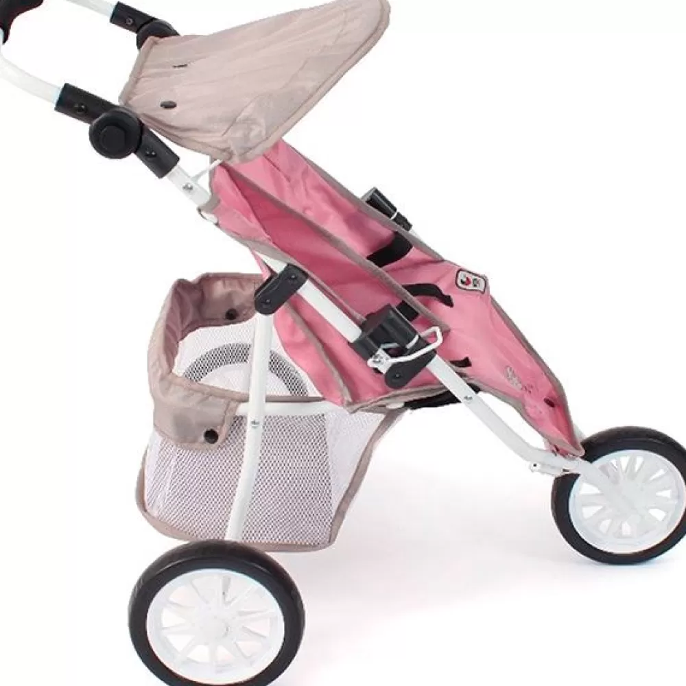 Juguetes Chic Bayer Carro De Muñecas Gemelos Jogger Rosa-Gris Store