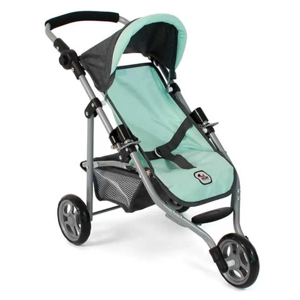 Juguetes Chic Bayer Carro De Muñecas Jogging Lola Gris-Turquesa Store