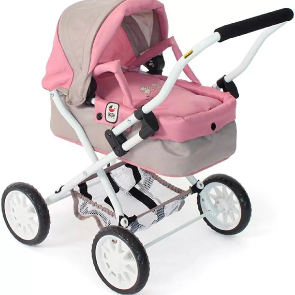 Juguetes Chic Bayer Carro De Muñecas Smarty Rosa-Gris New