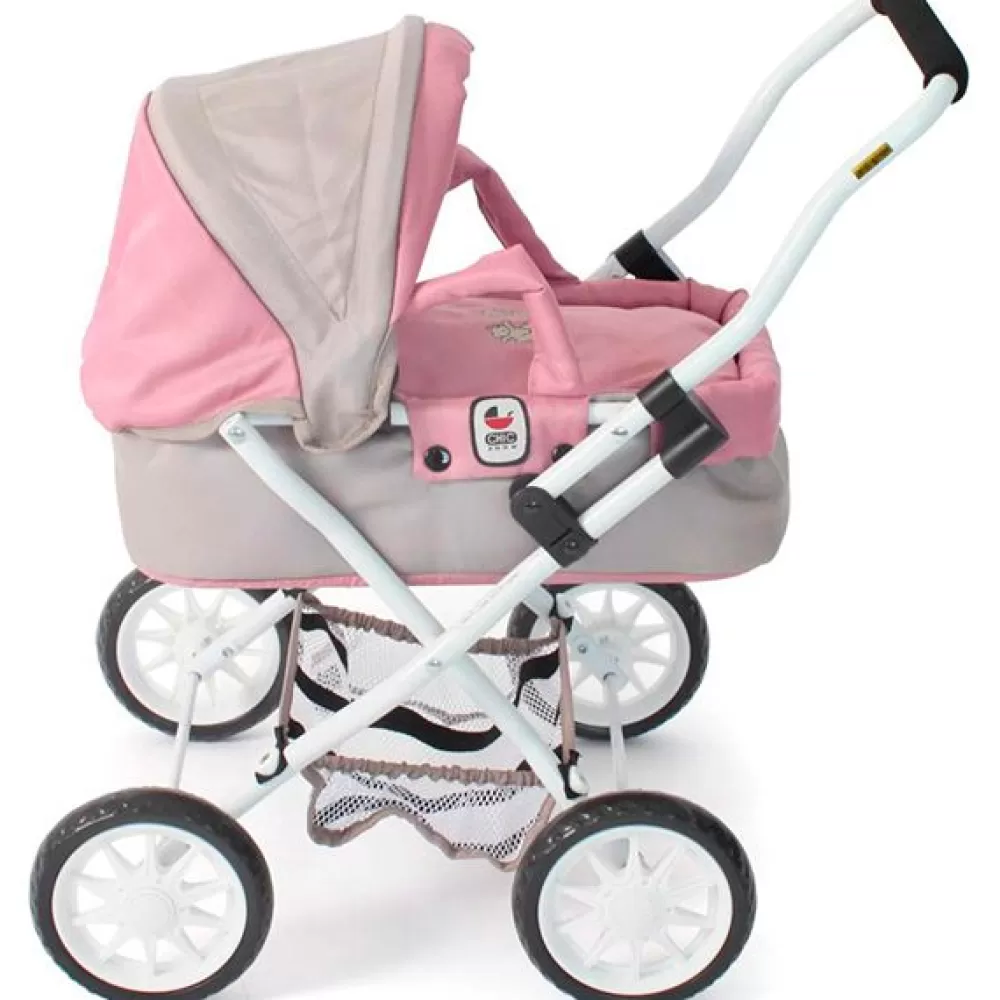 Juguetes Chic Bayer Carro De Muñecas Smarty Rosa-Gris New