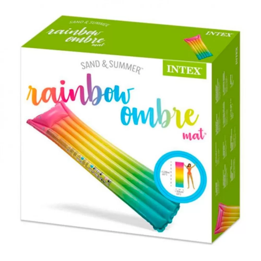 Juguetes Intex Colchoneta Hinchable Arcoiris 170Cm Sale