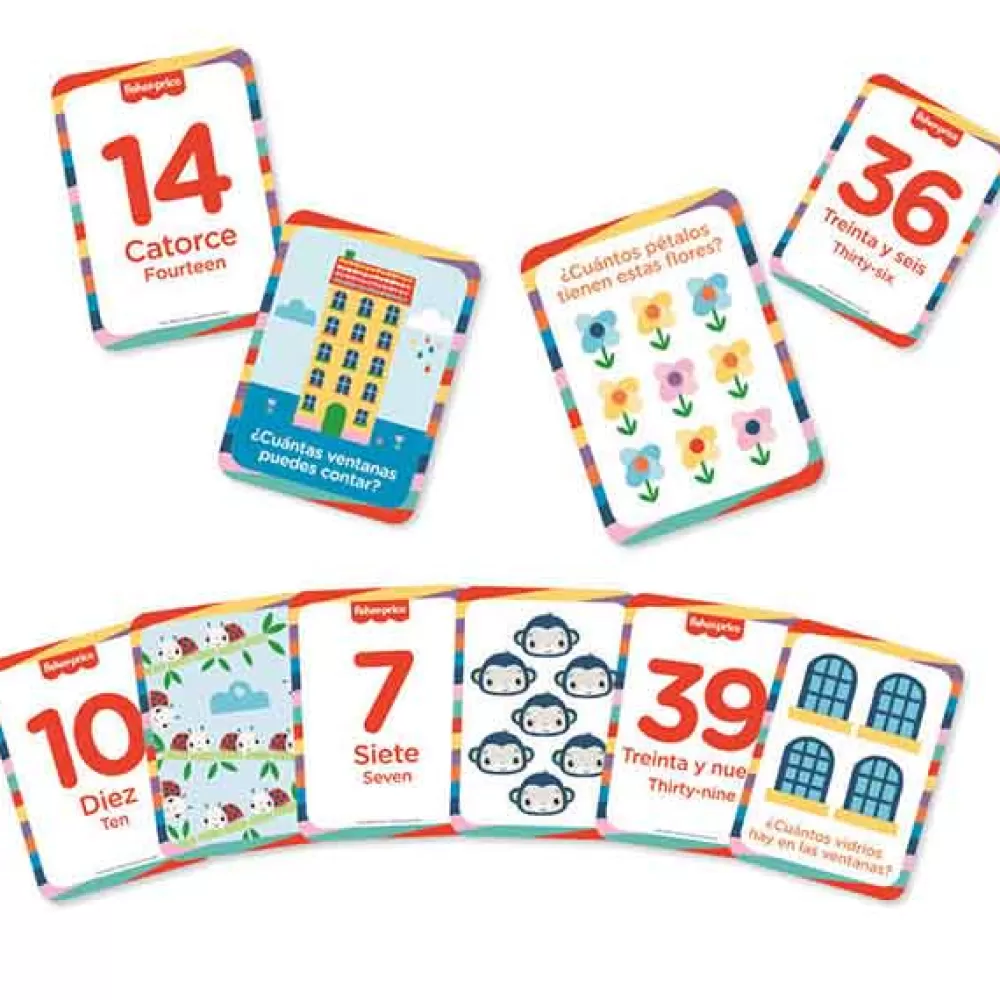 Juegos De Mesa De Cartas>Juguetes Fisher price Fisher Price Tarjetas Aprender A Contar