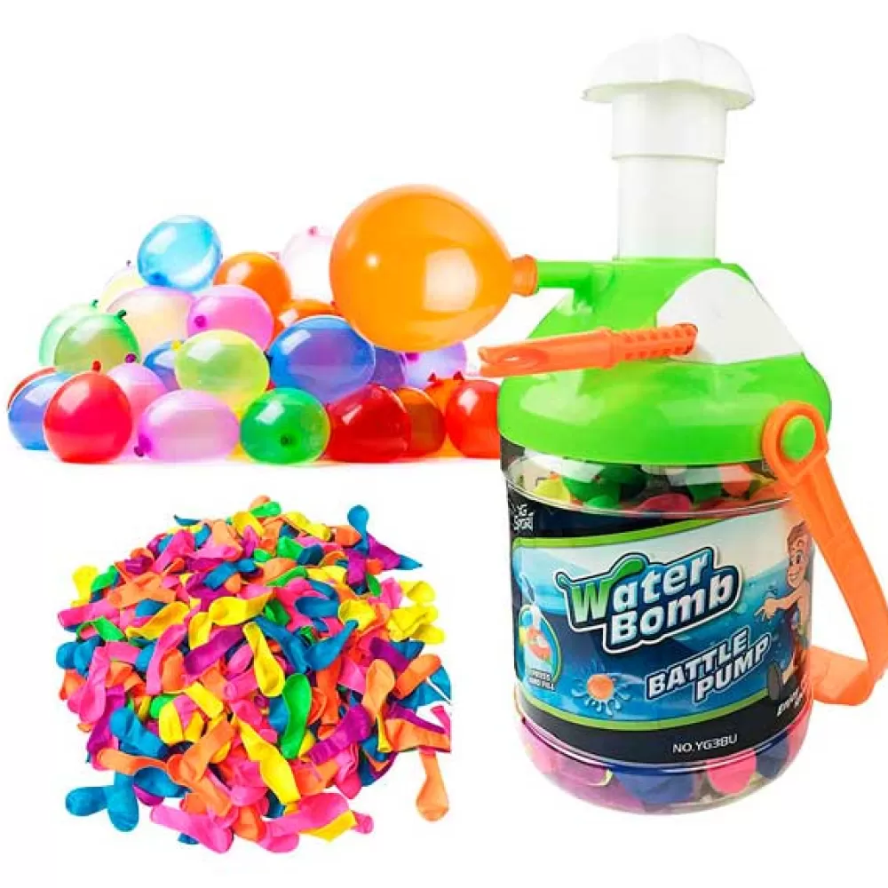 * Hinchador Con 300 Globos De Agua Cheap