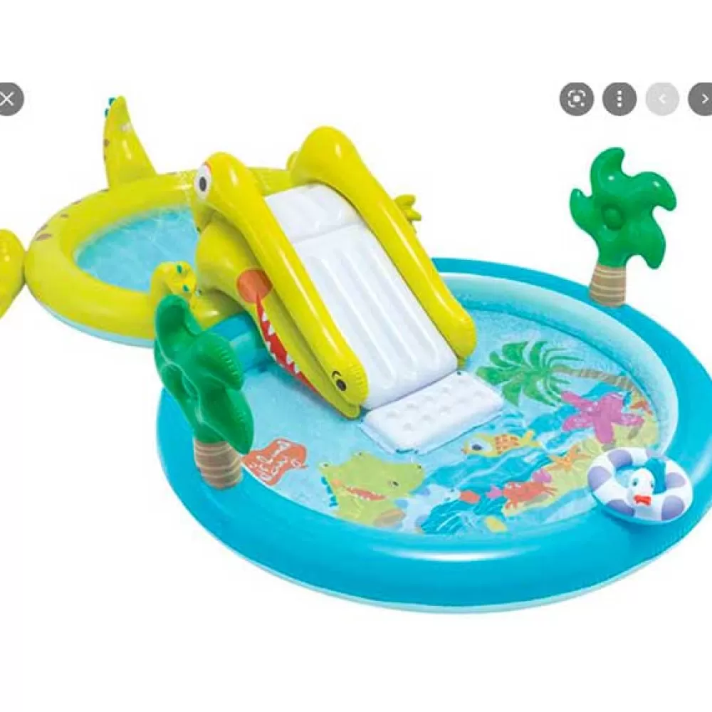 Juguetes Intex Intex Centro De Juego Agua Cocodrilo 323Cm New