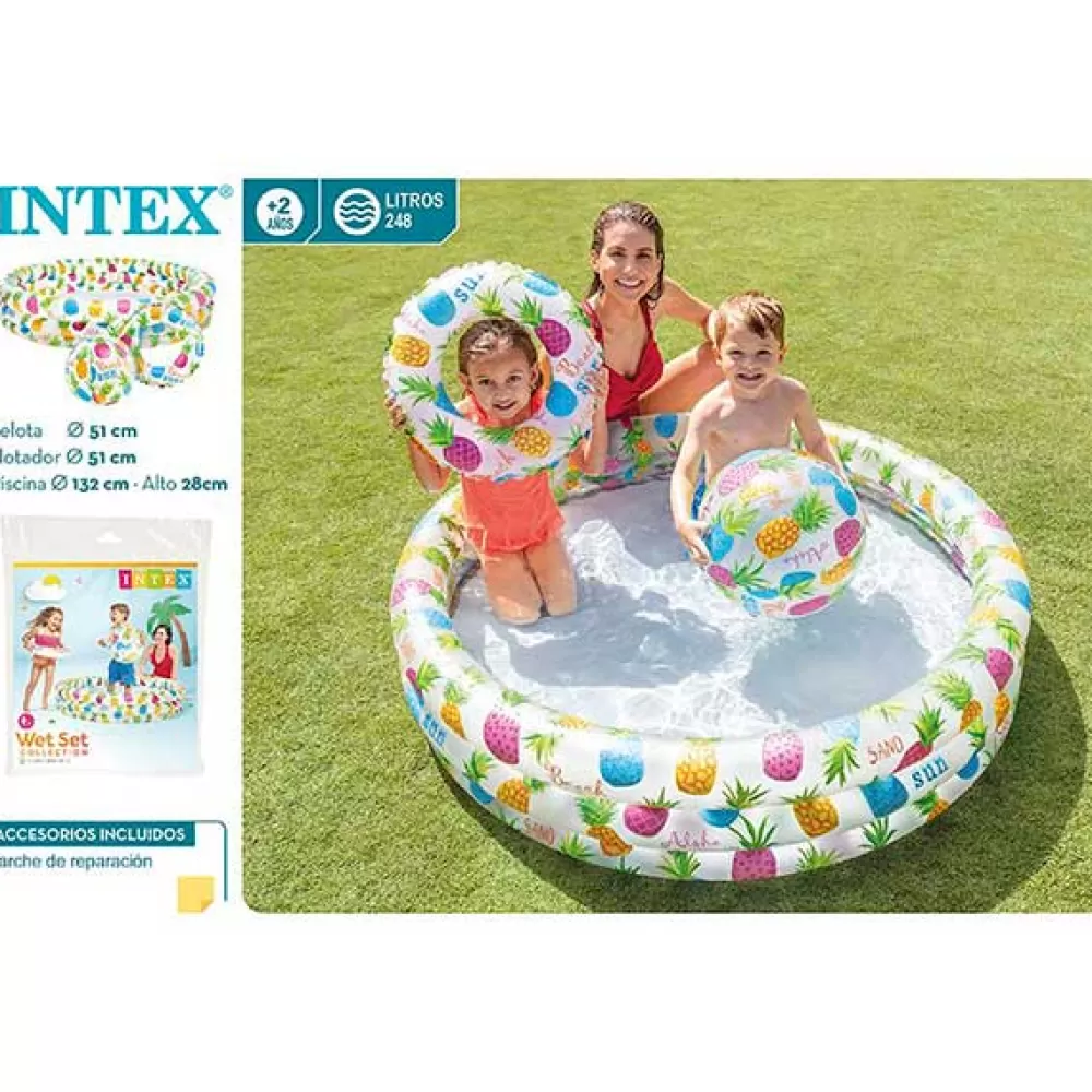 Juguetes Intex Intex Conjunto De Agua: Piscina, Flotador Y Pelota Best Sale