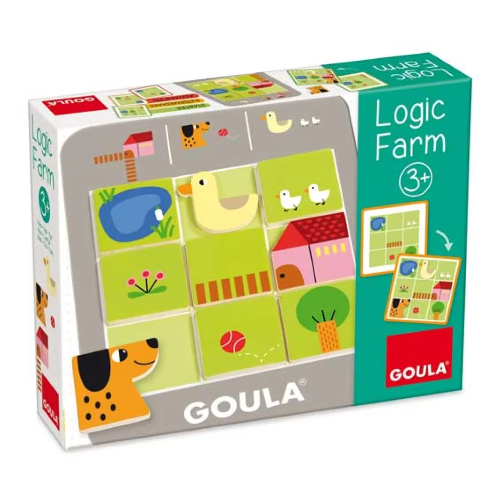 Juguetes Goula Juego Logic Farm Madera Fashion