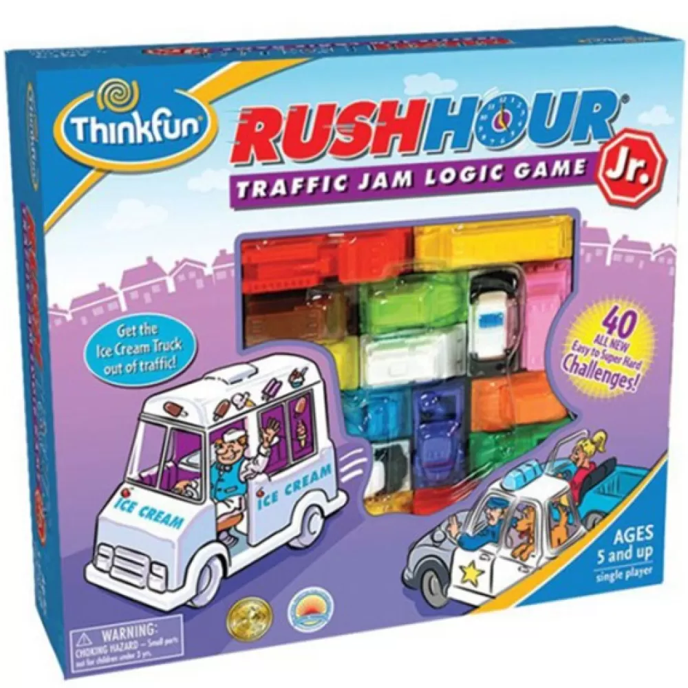 Juegos De Mesa Divertidos>Juguetes Thinkfun Juego Rush Hour Reto Atasco Junior