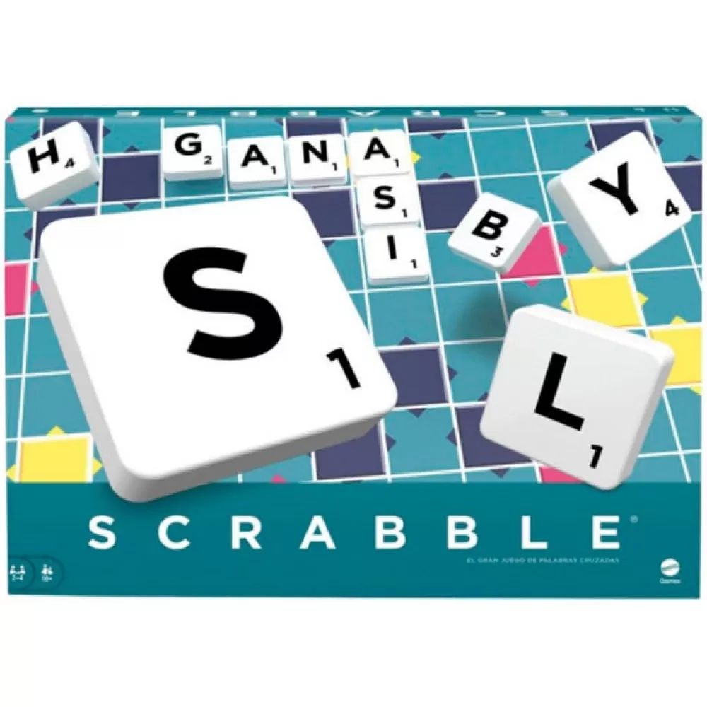 Juegos De Mesa Clásicos>Juguetes Mattel Juego Scrabble Original