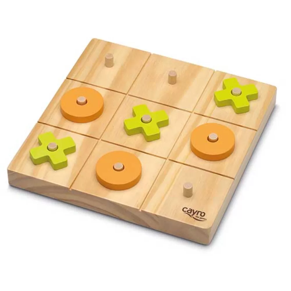 Juegos De Mesa De Madera>Juguetes Cayro Juego Tic Tac Toe De Madera