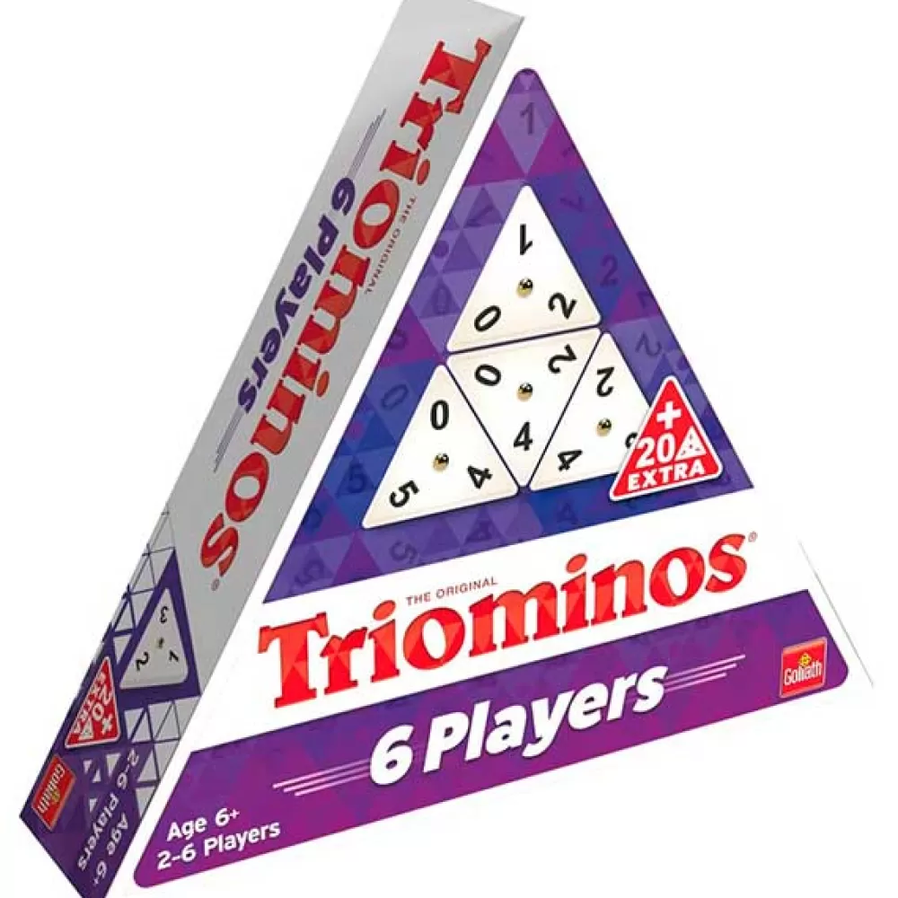 Juegos De Mesa Clásicos>Juguetes Goliath Juego Triominos Original 6 Jugadores