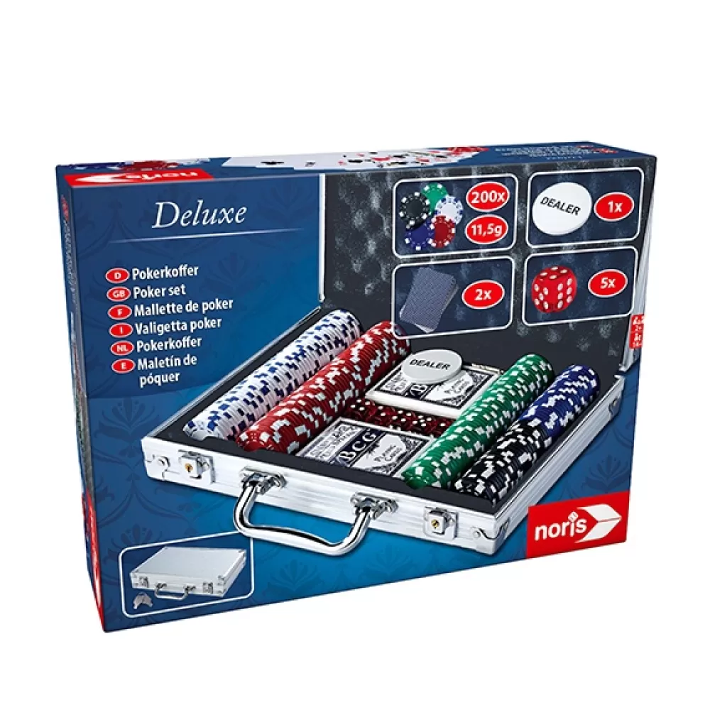 Juegos De Mesa De Cartas>Juguetes Simba Maleta Poker Deluxe Profesional