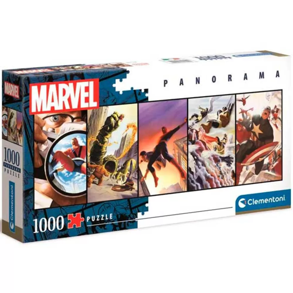 Juguetes Los Vengadores de Marvel Marvel 80 Puzzle 1000P Panorama Flash Sale