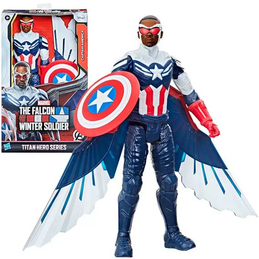 Juguetes Los Vengadores de Marvel Marvel Figura The Falcon Capitan America Titan 30Cm Shop