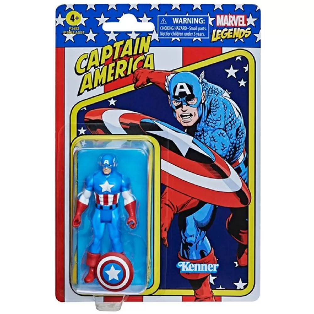 Juguetes Los Vengadores de Marvel Marvel Legends Capitan America Retro 375 Store