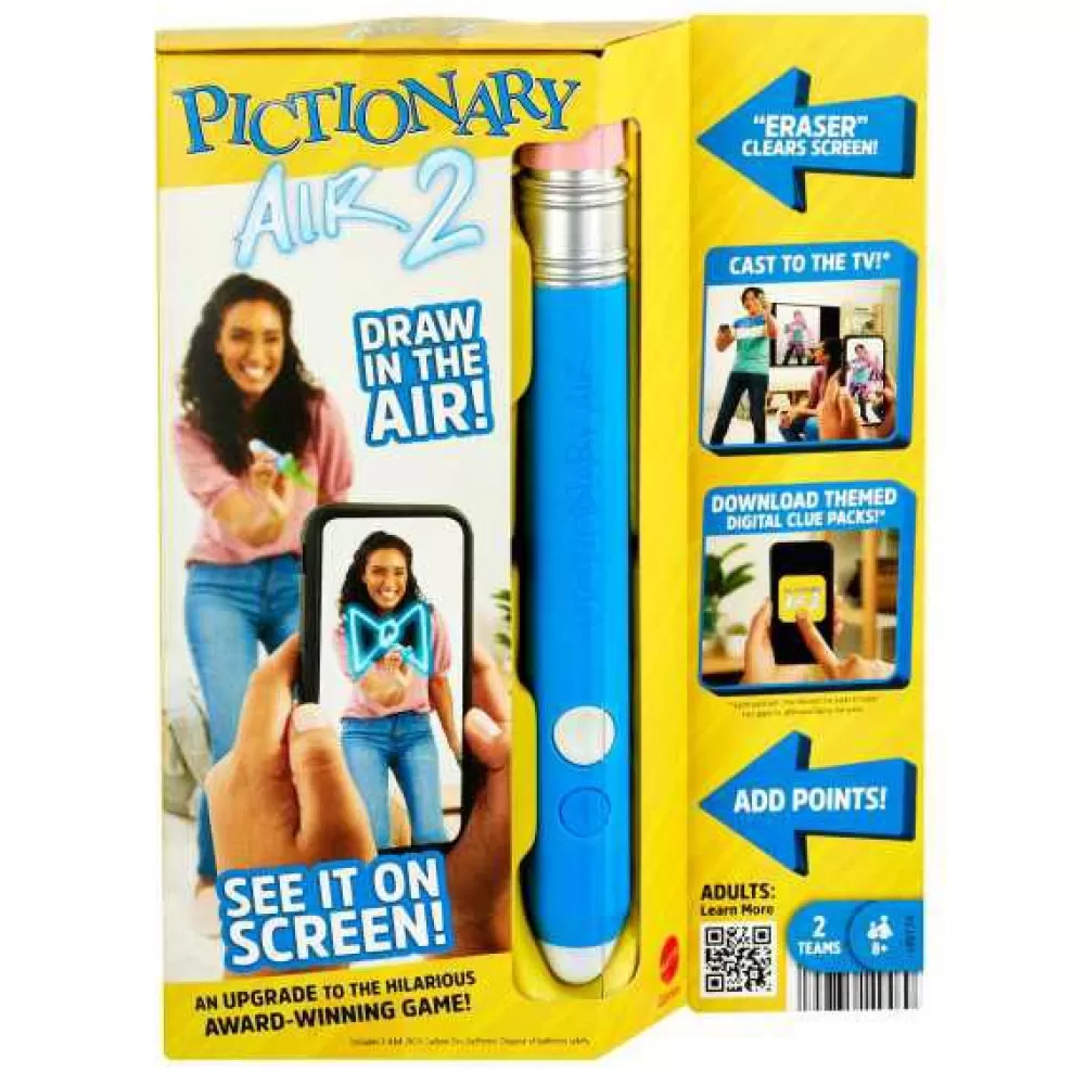 Juegos De Mesa Divertidos>Juguetes Mattel Mattel Games Pictionary Air 2.0