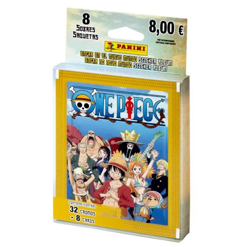 Ver Más>Juguetes One Piece One Piece Pack 8 Sobres El Nuevo Mundo