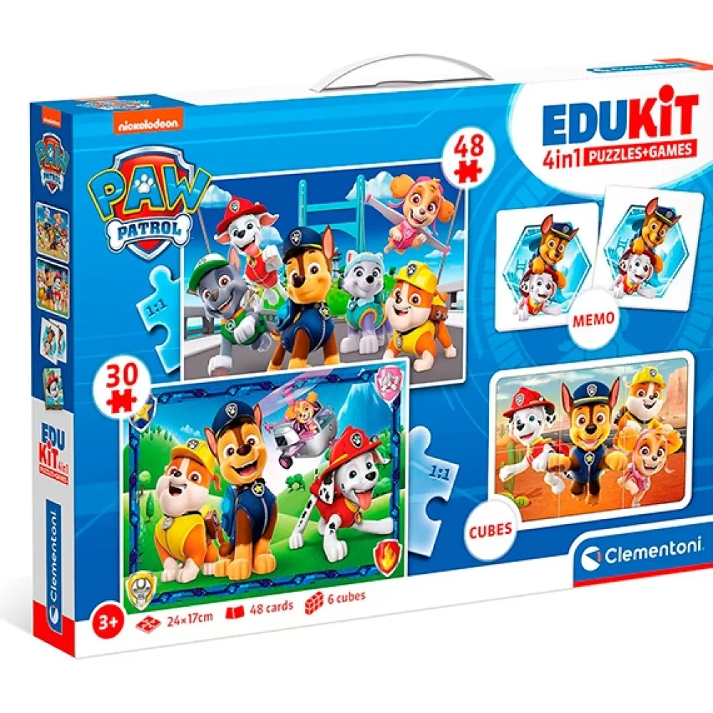 Juegos De Mesa Clásicos>Juguetes Patrulla Canina Paw Patrol Edukit 4 En 1