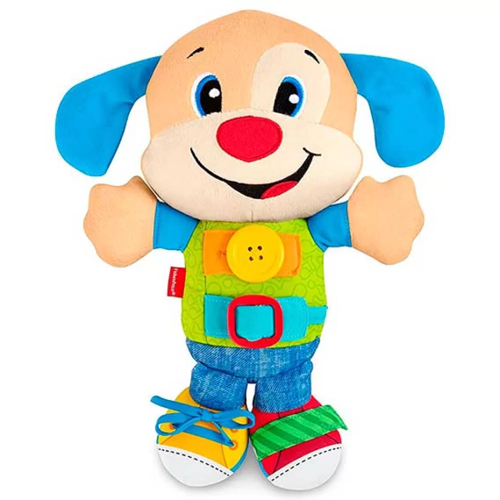 Perros De Peluche>Juguetes Fisher Price Peluche Perrito Aprendo A Vestirme