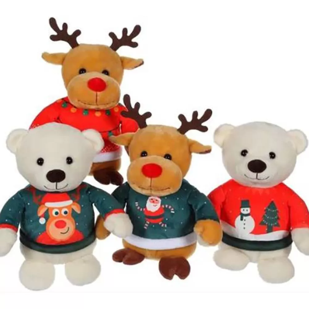 Animales De Peluche>Juguetes Gipsy Peluches Con Jersey Navidad