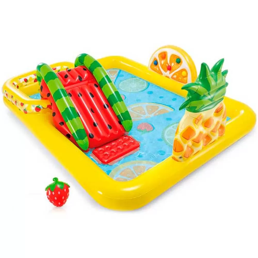 Juguetes Intex Piscina Centro Juegos Hinchable Frutas 244X191X91Cms Store