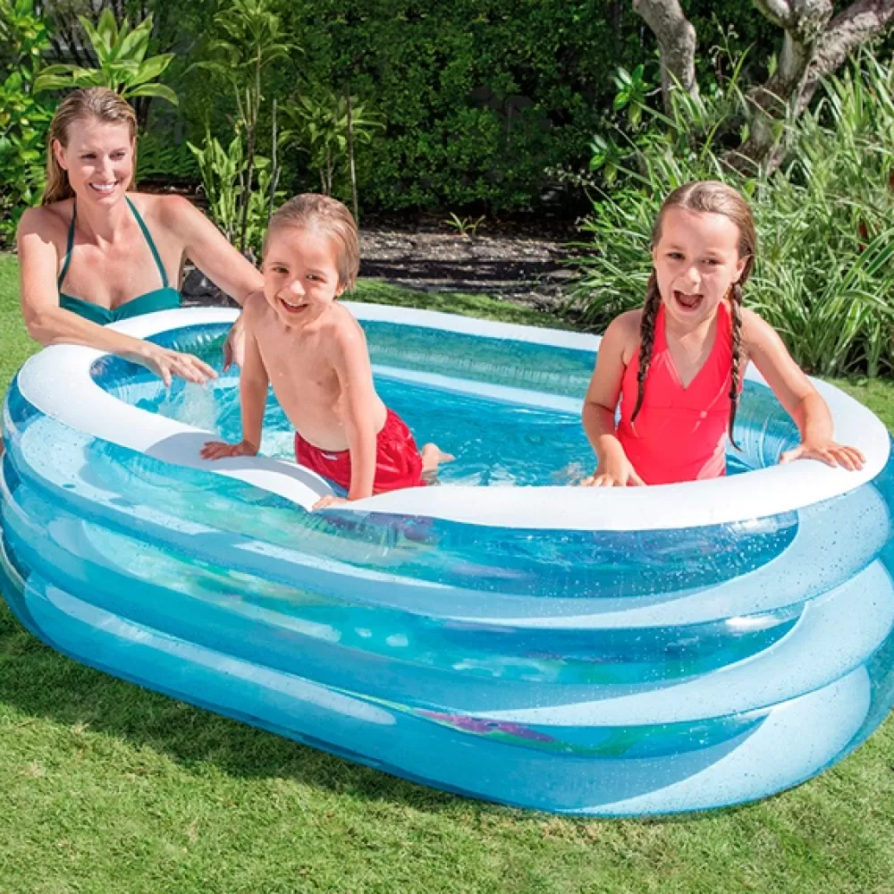 Juguetes Intex Piscina Hinchable Oval 163X107X46Cm Best Sale