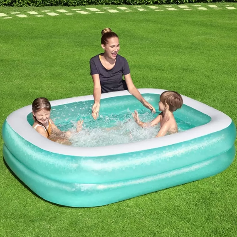 Juguetes Bestway Piscina Rectangular Azul 201X150X51Cm Cheap