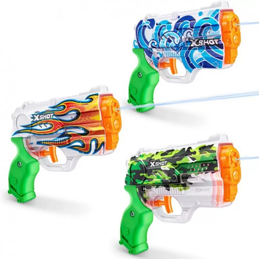 Juguetes ZURU Pistola Agua X-Shot Skins Fast Fill Nano Fashion