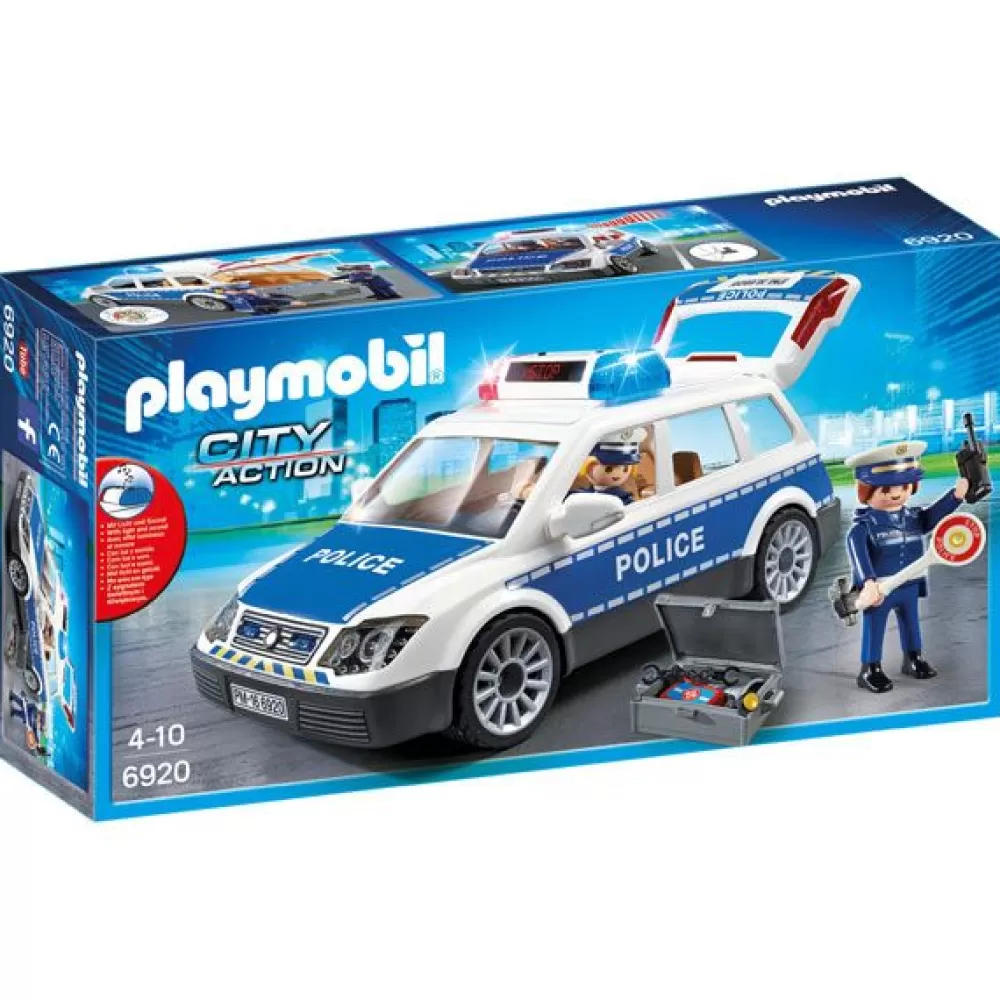 Juguetes Playmobil City Action Playmobil 6920 Coche De Policia Con Luces Y Sonido New