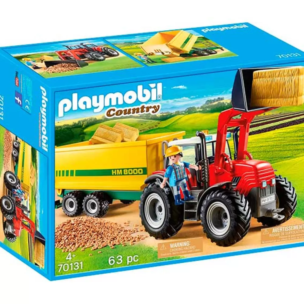 Juguetes Playmobil Country Playmobil 70131 Tractor Con Remolque Online