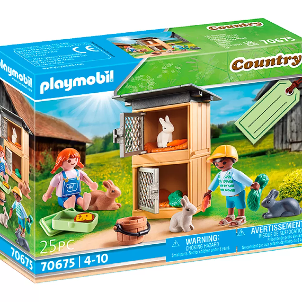 Juguetes Playmobil Country Playmobil 70675 Set De Regalo Alimentar A Los Conejos Clearance