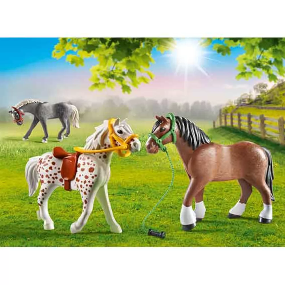 Juguetes Playmobil Country Playmobil 70683 3 Caballos Cheap