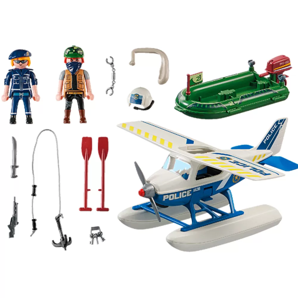 Juguetes Playmobil City Action Playmobil 70779 Policia Hidroavion: Persecucion De Contrabandista Cheap