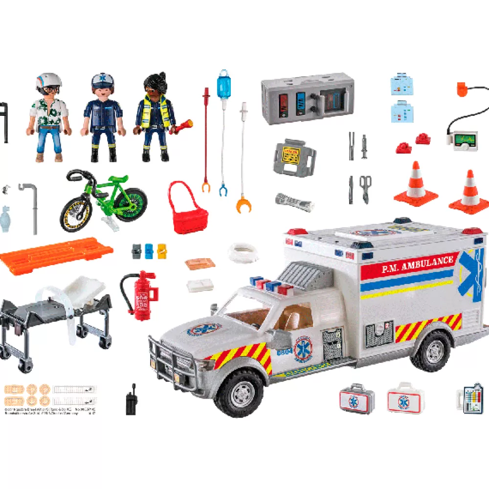 Juguetes Playmobil City Action Playmobil 70936 Vehiculo De Rescate: Us Ambulance Best