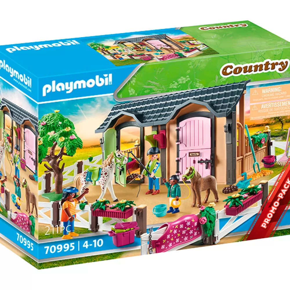 Juguetes Playmobil Country Playmobil 70995 Clases De Equitacion Con Boxes Para Caballos Flash Sale