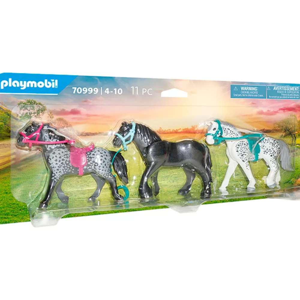 Juguetes Playmobil Country Playmobil 70999 3 Caballos: Frison, Knabstrupper Y Andaluz Shop