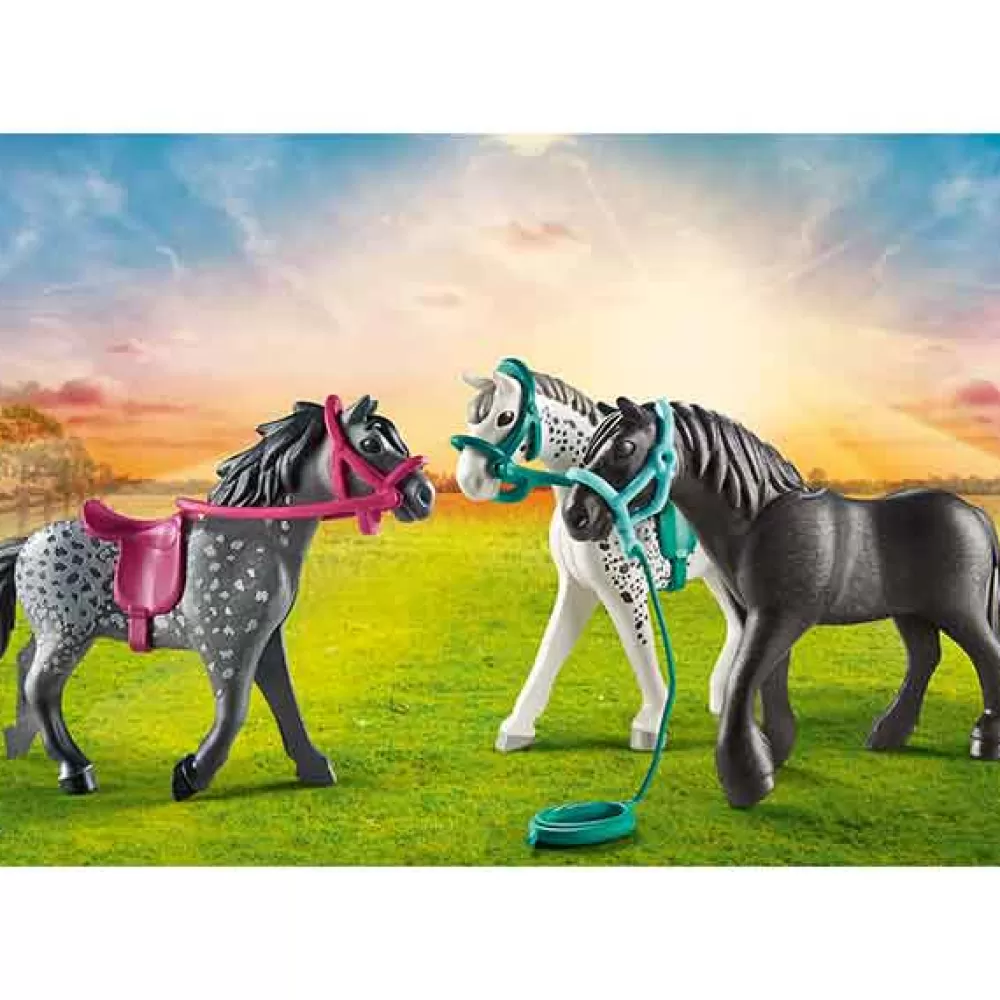 Juguetes Playmobil Country Playmobil 70999 3 Caballos: Frison, Knabstrupper Y Andaluz Shop