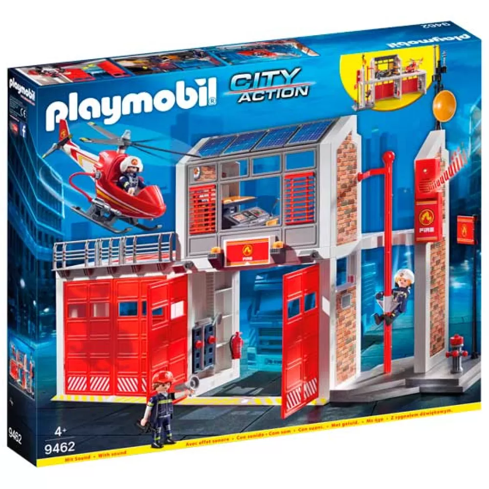 Juguetes Playmobil City Action Playmobil 9462 Parque De Bomberos City Action Discount