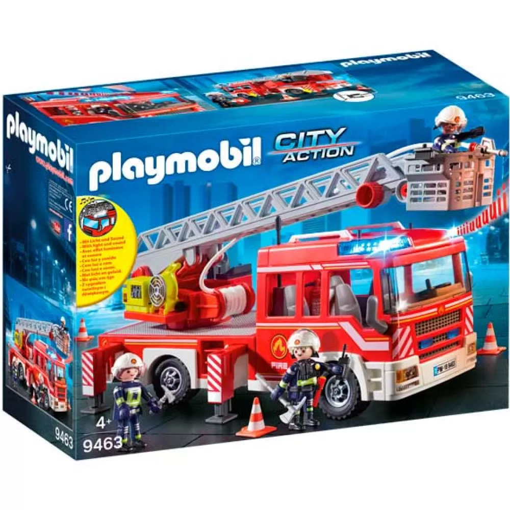 Juguetes Playmobil City Action Playmobil 9463 Camion De Bomberos Escalera Clearance