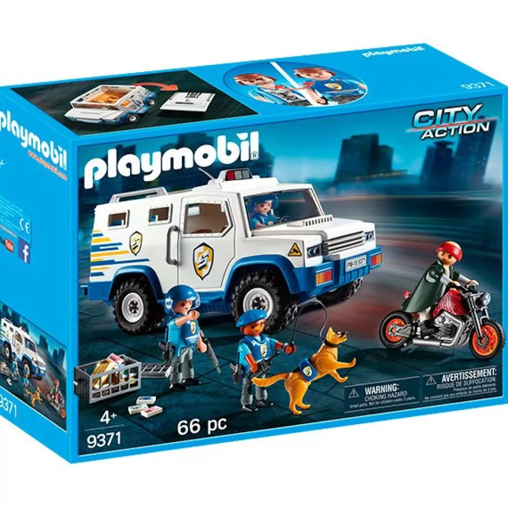 Juguetes Playmobil City Action Playmobil City Action 9371 Vehiculo Blindado Discount