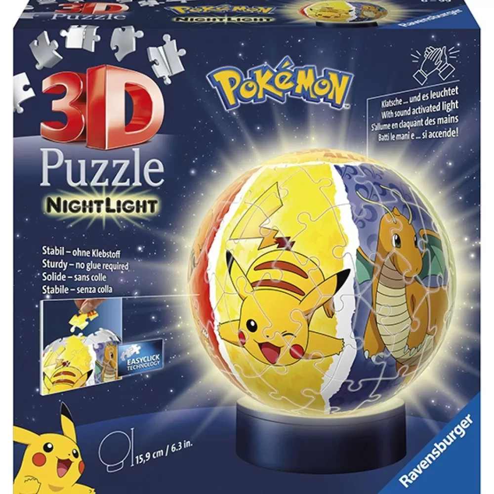 Puzzles 3D>Juguetes Pokemon Pokemon Puzzle 3D Led 72P