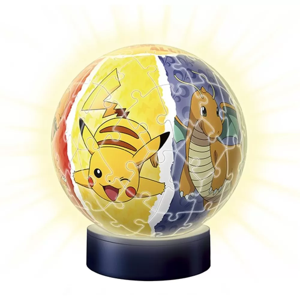 Puzzles 3D>Juguetes Pokemon Pokemon Puzzle 3D Led 72P