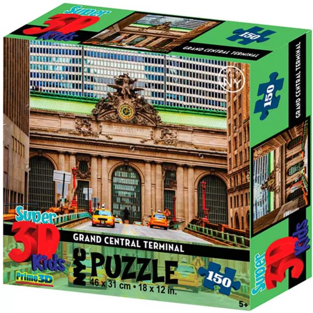 Puzzles 3D>Juguetes Prime 3d Prime 3D Puzzle 150P Estacion Nueva York