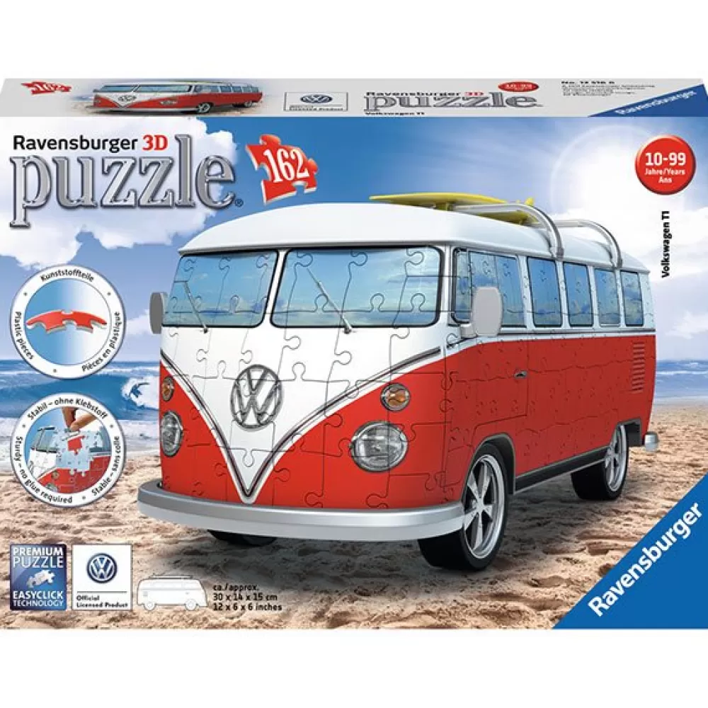 Puzzles 3D>Juguetes Ravensburger Puzzle 3D 162P Furgoneta Volkswagen