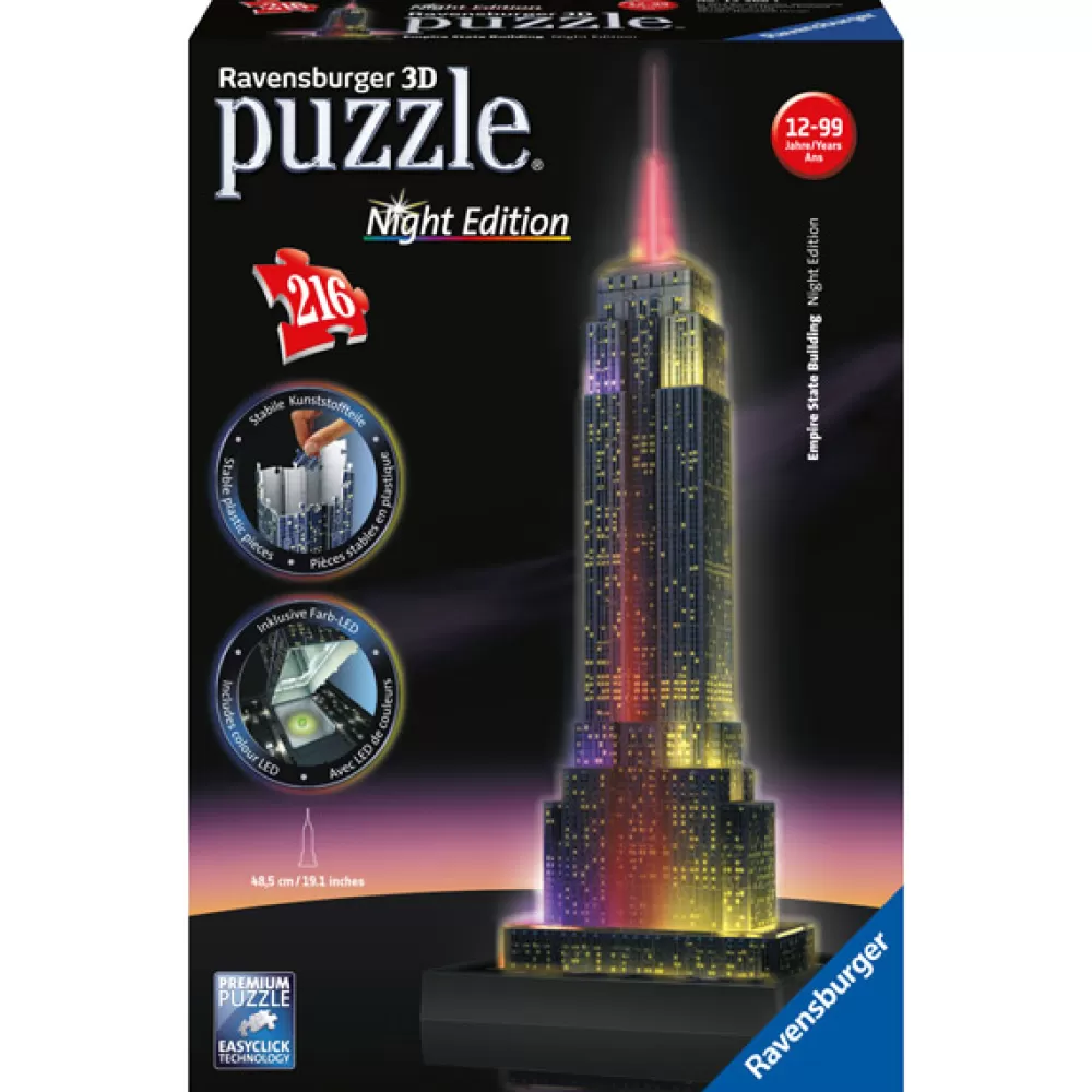 Puzzles 3D>Juguetes Ravensburger Puzzle 3D 216P Empire State Con Luz