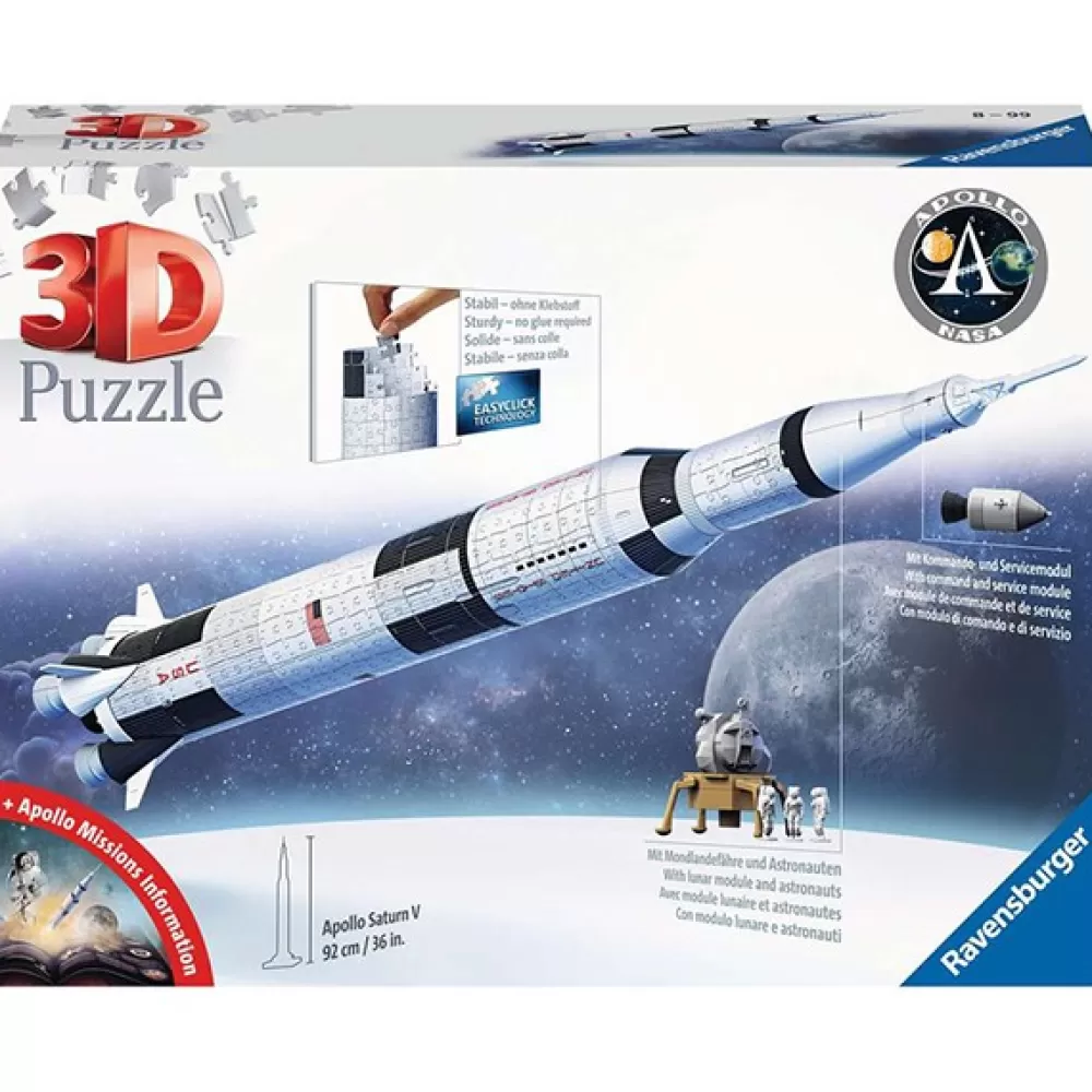 Puzzles 3D>Juguetes Ravensburger Puzzle 3D Apollo 11 Nasa 504P