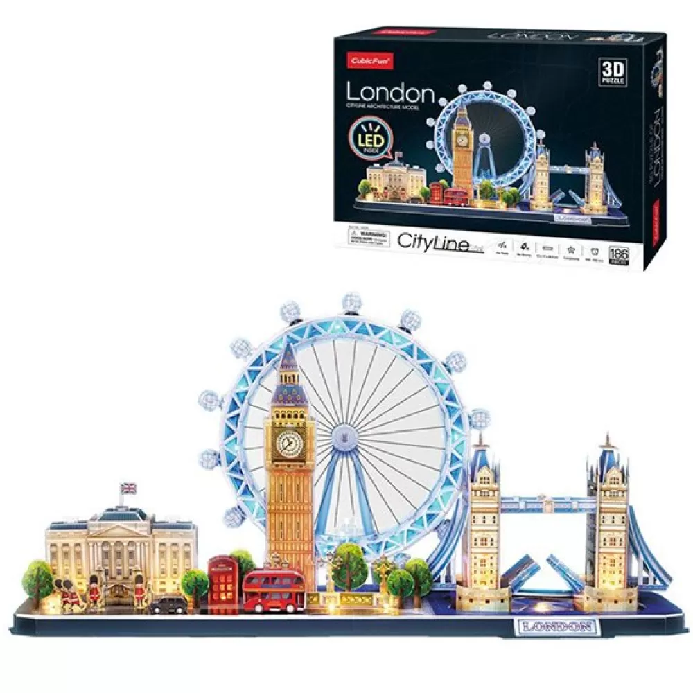 Puzzles 3D>Juguetes World Brands Puzzle 3D Londres Con Leds